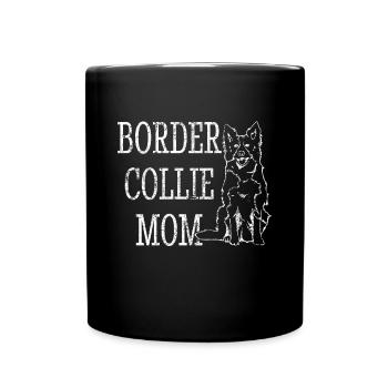 Einzigartiges Border-Collie-Design für - Tasse einfarbig - Schwarz - Vorne