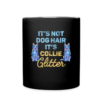 Einzigartiges Border-Collie-Design für - Tasse einfarbig - Schwarz - Vorne