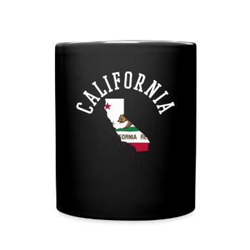 Drapeau des États-Unis de la Californie Patriot Proud Homeland - Mug uni - noir - Devant