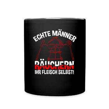 Grillmeister Bbq Passion Barbecue Grillen - Tasse einfarbig - Schwarz - Vorne