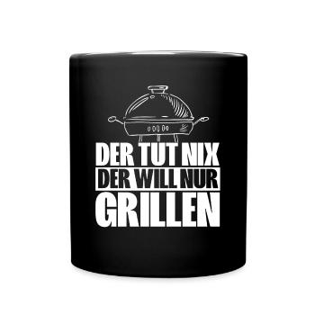 Entdecken Sie Das Einzigartige Grillmeister Bbq - Tasse einfarbig - Schwarz - Vorne