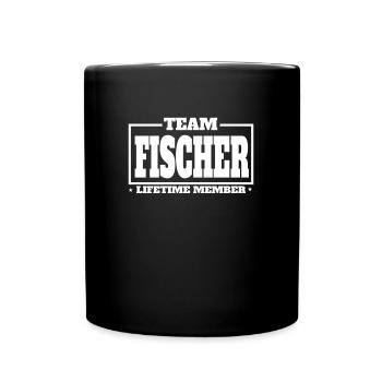 Fischer Team Lifetime Member Gift - Full Colour Mug - black - Front