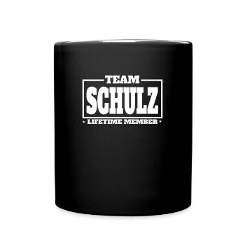 Team Schulz Lifetime Member Group Family - Full Colour Mug - black - Front