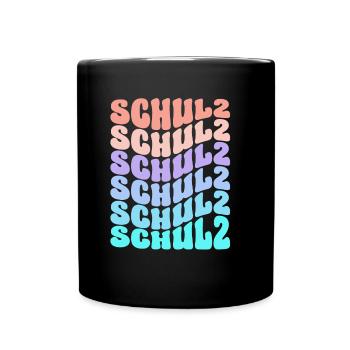Schulz Family Colorful Gradient Statement Member - Full Colour Mug - black - Front
