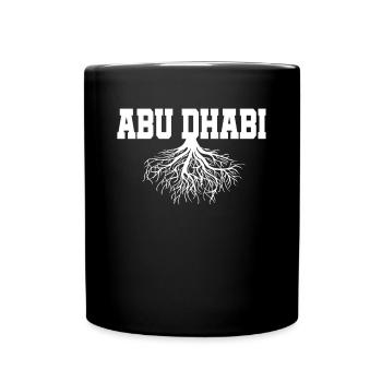 Entdecken Sie das Abu Dhabi Dubai Design der - Tasse einfarbig - Schwarz - Vorne