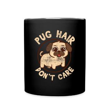 Say hello to your love of boobs with this - Full Colour Mug - black - Front