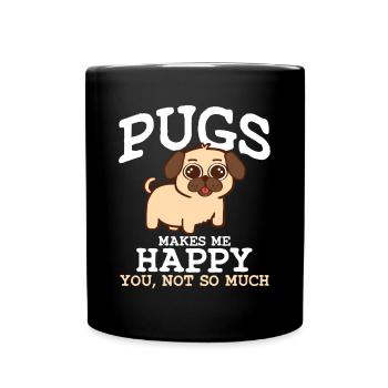 Embrassez votre amour des seins avec ce - Mug uni - noir - Devant