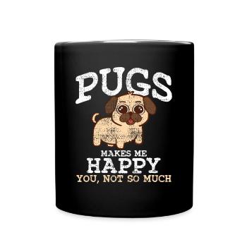 Embrace your love of boobs with this - Full Colour Mug - black - Front