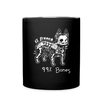 Unique artwork design for French - Full Colour Mug - black - Front