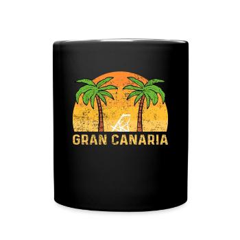 Embrace the sun Gran Canaria Canary Islands - Full Colour Mug - black - Front