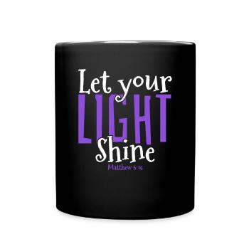 Conception de versets bibliques de l’ fidèle de l’équipe de Jésus - Mug uni - noir - Devant