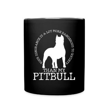Exprimez votre amour pour Pitbull dès aujourd’hui - Mug uni - noir - Devant