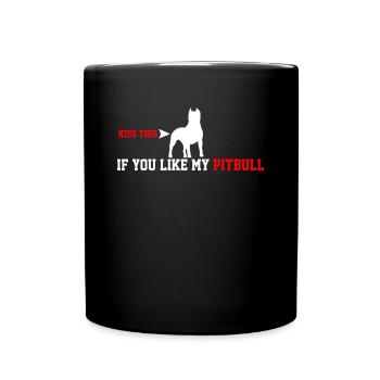 Exprimez votre amour pour les pitbulls avec - Mug uni - noir - Devant