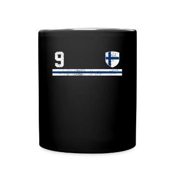 Discover the beauty of Finnish - Full Colour Mug - black - Front