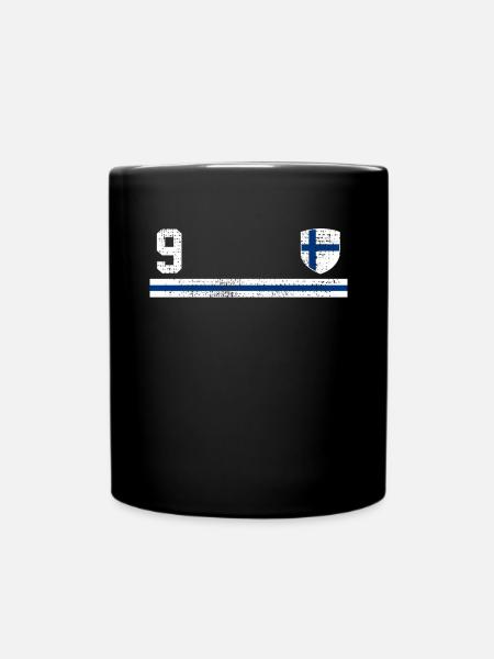 Entdecken Sie die Schönheit des finnischen - Tasse einfarbig - Schwarz