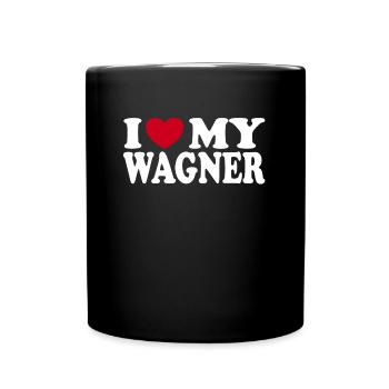 J’aime mon Wagner - Mug uni - noir - Devant