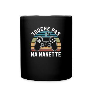 Gaming - Touche Pas Ma Controller - Gamer Gift - Full Colour Mug - black - Front