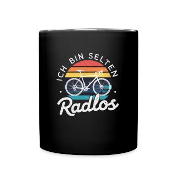 I'm Rarely Wheelless Retro Bike - Full Colour Mug - black - Front