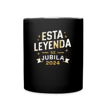 This legend retires 2024 - Full Colour Mug - black - Front
