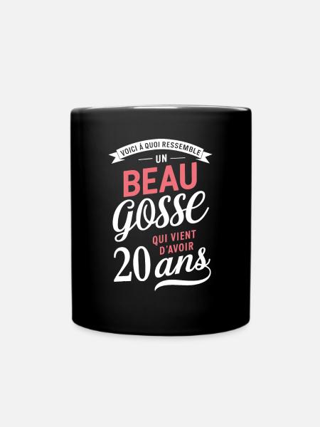 Un Beau Gosse De 20 Ans Cadeau Anniversaire Drôle - Mug uni - noir