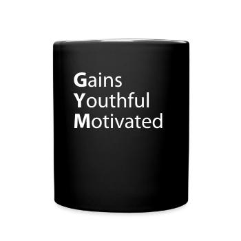 Gym Gewinnt An Jugendlicher Motivation - Tasse einfarbig - Schwarz - Vorne