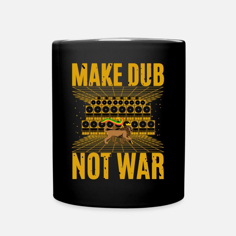 Faites du doublage pas la guerre - Mug uni - noir