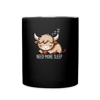 Besoin de plus de sommeil, ma chérie - Mug uni - noir - Devant
