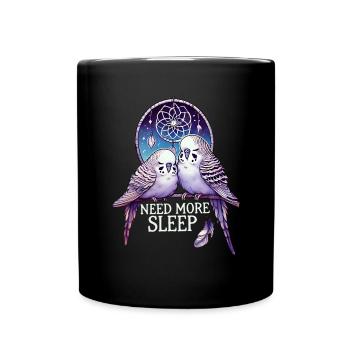 Need more sleep, funnier - Full Colour Mug - black - Front