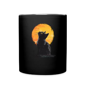 Chat Chats Chaton Mâle - Mug uni - noir - Devant