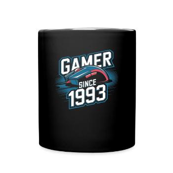 Gamer Depuis 1993 Cadeau Anniversaire Geek - Mug uni - noir - Devant