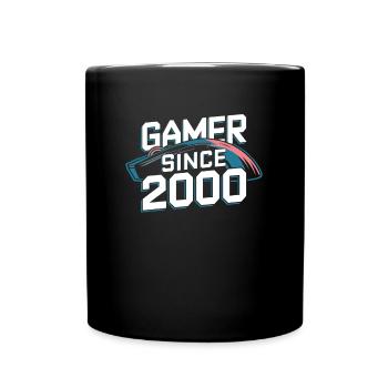 Gamer Depuis 2000 Cadeau Anniversaire Geek - Mug uni - noir - Devant
