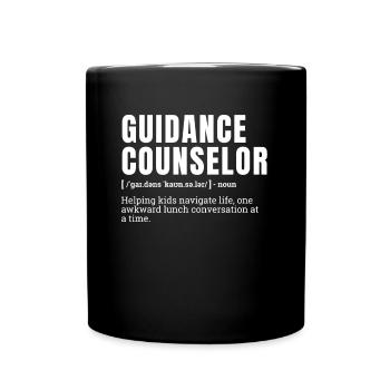 Drôle Conseiller d’orientation Définition Humour - Mug uni - noir - Devant
