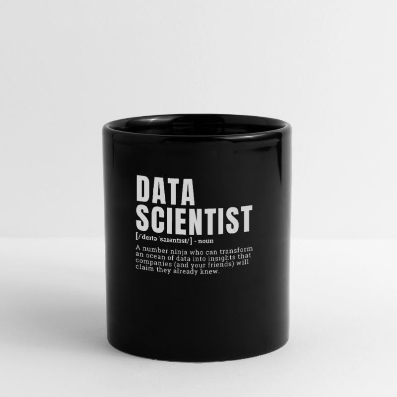 Funny Data Scientist Definition Occupation Occupat Tasse einfarbig