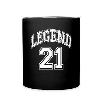 Legend 21 - Full Colour Mug - black - Front