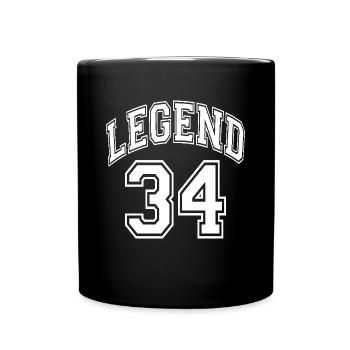 Legend 34 - Full Colour Mug - black - Front