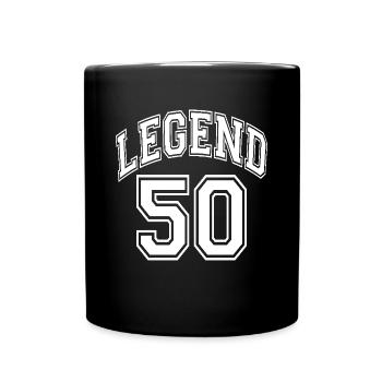 Légende 50 - Mug uni - noir - Devant