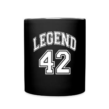 Legend 42 - Full Colour Mug - black - Front