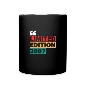 Édition Limitée 2007 18ème Cadeau d’Anniversaire - Mug uni - noir - Devant