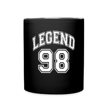 Legend 98 - Full Colour Mug - black - Front