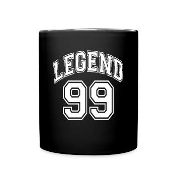 Légende 99 - Mug uni - noir - Devant