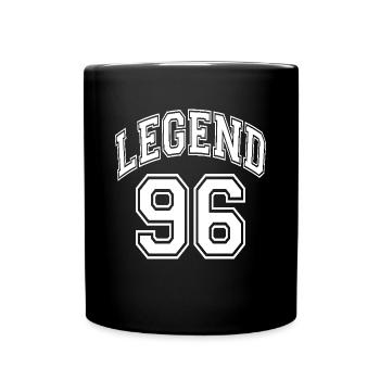 Legend 96 - Tasse einfarbig - Schwarz - Vorne