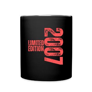Limited Edition 2007 18th Birthday Gift - Full Colour Mug - black - Front