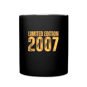 Édition Limitée 2007 18ème Cadeau d’Anniversaire - Mug uni - noir - Devant