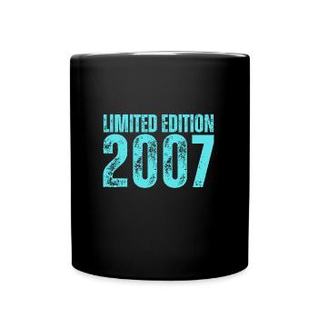 Édition Limitée 2007 18ème Cadeau d’Anniversaire - Mug uni - noir - Devant