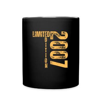 Édition Limitée 2007 18ème Cadeau d’Anniversaire - Mug uni - noir - Devant