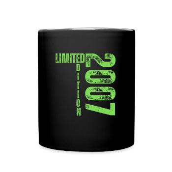 Édition Limitée 2007 18ème Cadeau d’Anniversaire - Mug uni - noir - Devant
