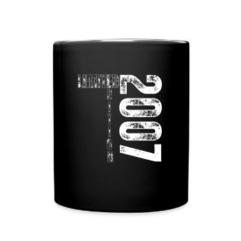 Limited Edition 2007 18. Geburtstag Geschenk - Tasse einfarbig - Schwarz - Vorne