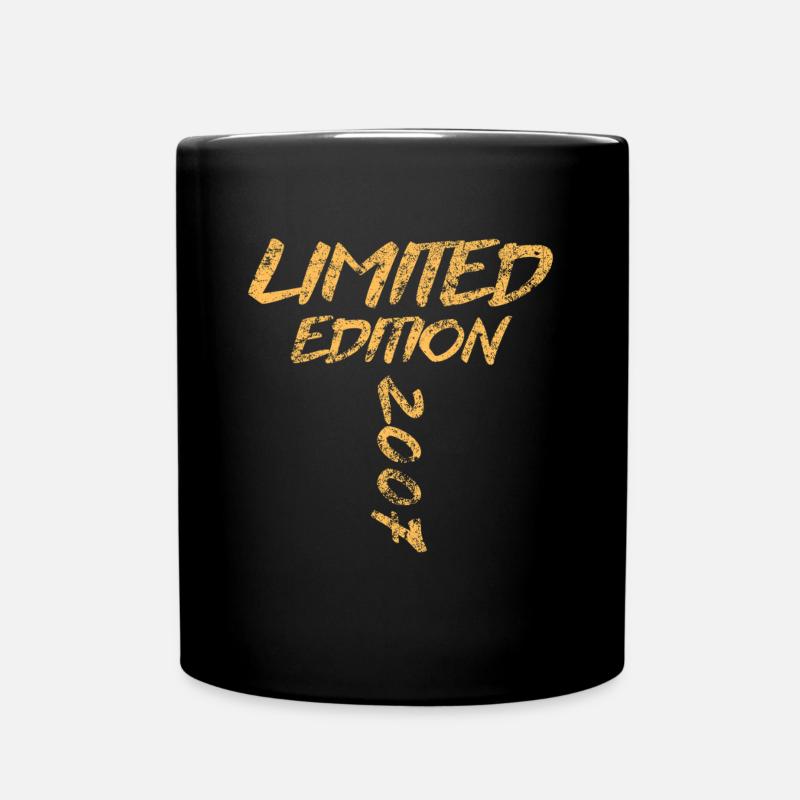 Limited Edition 2007 18. Geburtstag Geschenk - Tasse einfarbig - Schwarz