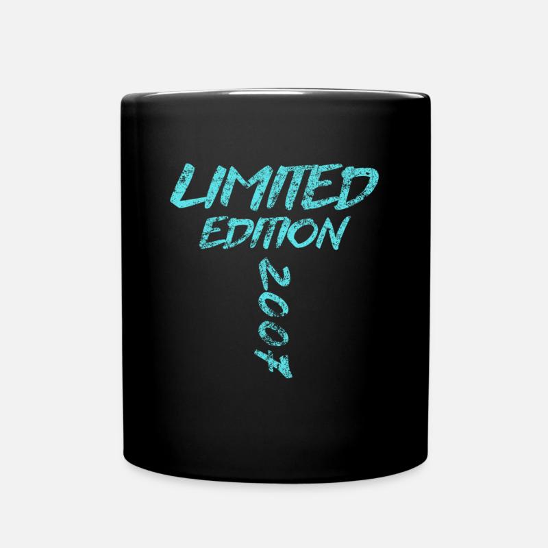 Limited Edition 2007 18. Geburtstag Geschenk - Tasse einfarbig - Schwarz