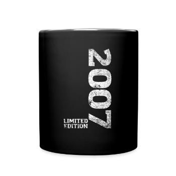 Édition Limitée 2007 18ème Cadeau d’Anniversaire - Mug uni - noir - Devant